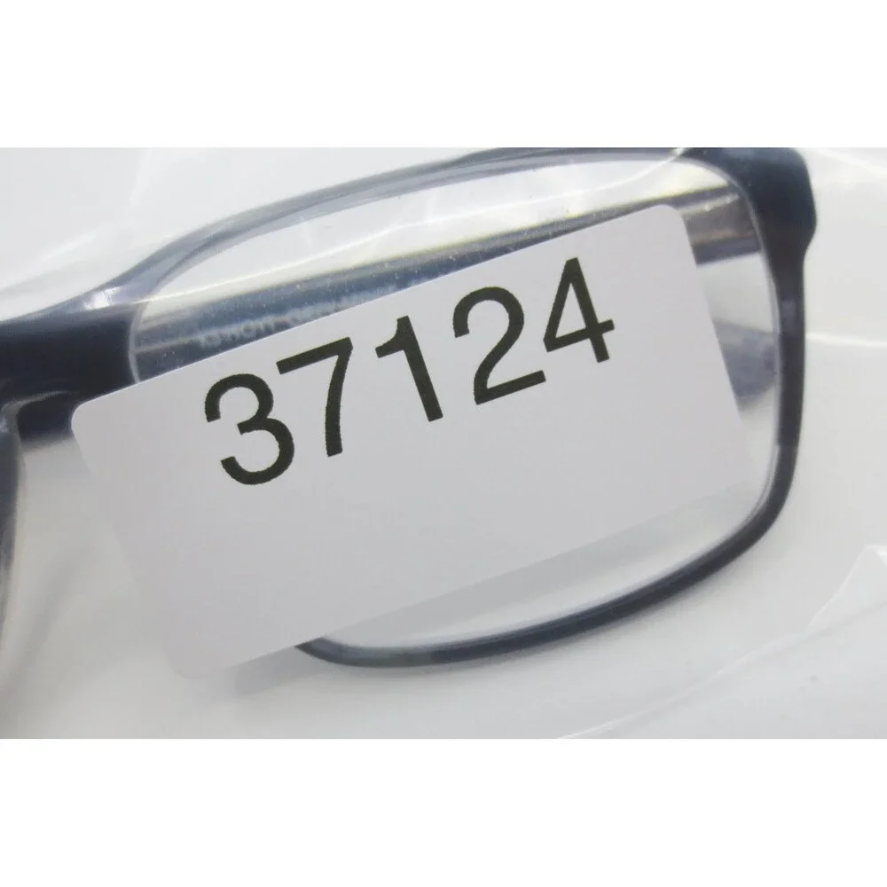 Kirkland Signature KS Hoyt Grey Stripe Rectangular Eyeglass Frames 59-15-145